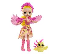 Enchantimals GYJ04 Falon Phoenix Doll, From The Royals Collection With Animal Friend Sunrise, Great Gift For Children From 3 to 8 Years, Dark Purple, 15.2 cm