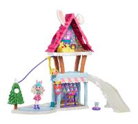 Enchantimals Hoppin' Ski Chalet With Bevy Bunny & Jump Dolls GJX50 Playset