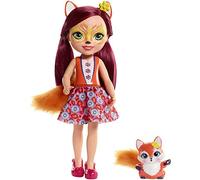 Enchantimals HUGGABLE CUTIES FELICITY FOX DOLL & FLICK FIGURE