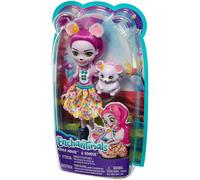 Enchantimals Mayla Mouse Doll and Fondue Figure Doll For Kids Children FNH22