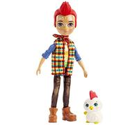 ENCHANTIMALS REDWARD ROOSTER DOLL & CLUCK FIGURE