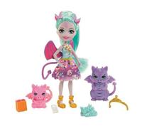 ENCHANTIMALS Royal Guest Doll with Gifts with Dragon Family Toy