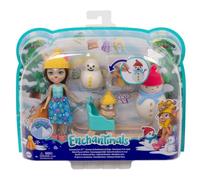 Enchantimals Snowman Face-Off With Sharlotte Squirrel & Walnut Dolls