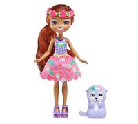 Enchantimals Sunshine Beach Otter Doll & Pet Bestie with Deluxe Styling Hair, Animal Toy Features Colorful Fashions, HXB98
