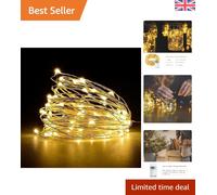 Enchanting 5M/16ft Fairy String Lights - 4 PCS Battery Powered Decorative Lights