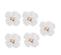 Enchanting 5Pcs Christmas Flowers Glistening Decorations For A Warm Yuletide Celebration Home Christmas Embellishments Flower Decoration