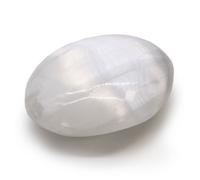 Enchanting 6.5Cm Selenite Palm Stone