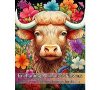 Enchanting Animals & Flowers: A Relaxing Coloring Journey for Adults: Relaxing Wildlife and Floral Coloring Book for Adultst, Animal Portraits and ... Book of Animals and Flowers for Women