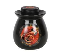 Enchanting Beltane Wax Melt Burner Set by Anne Stokes - 11.5cm x 10cm (1 Pack) - Luxury Oil Burner & Musk Scented Wax, Ideal for Fantasy & Pagan Lovers