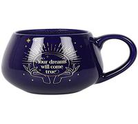 Enchanting Blue Fortune Teller Colour Changing Mug - 9.5cm x 8cm (1 Pc.) - Captivating Design, Holds Approximately 500ml - Perfect Gift