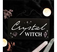 Enchanting Crystal Witch Hanging Sign