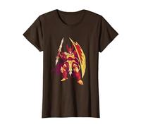Enchanting Elf Warriors Unleash Your Strength T-Shirt, Women, Brown, Large