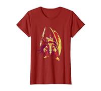 Enchanting Elf Warriors Unleash Your Strength T-Shirt, Women, Cranberry Red, Medium