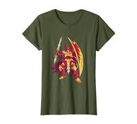 Enchanting Elf Warriors Unleash Your Strength T-Shirt, Women, Olive Green, 3X-Large