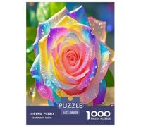 Enchanting Flowers 1000 Piece Jigsaw Puzzles for Adults Educational Games Birthday Gifts for Women And Man Art Colorful DIY Craft 38x26cm/1000pcs
