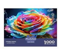 Enchanting Flowers 1000 Piece Jigsaw Puzzles for Adults Impossible Beautiful Home Decoration Art Colorful DIY Craft 70x50cm/1000pcs
