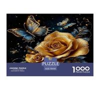 Enchanting Flowers 1000 Piece Jigsaws for Adults Educational Games Beautiful Home Decoration Art Colorful DIY Craft 70x50cm/1000pcs