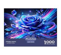 Enchanting Flowers 1000 Pieces Jigsaw Puzzles for Adults Impossible Beautiful Home Decoration Art Colorful DIY Craft 70x50cm/1000pcs