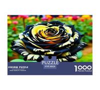 Enchanting Flowers 1000 Pieces Jigsaws for Adults Art Colorful DIY Craft Beautiful Home Decoration Uncover The Puzzle 38x26cm/1000pcs