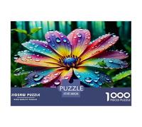 Enchanting Flowers 1000 Pieces Jigsaws for Adults Art Colorful DIY Craft Beautiful Home Decoration Uncover The Puzzle 38x26cm/1000pcs