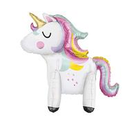 Enchanting Giant Standing Unicorn Foil Balloon Centerpiece (76cm) - Perfect Party Decor for Magical Celebrations - 1 Pc