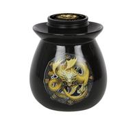Enchanting Imbolc Wax Melt Burner Gift Set by Anne Stokes - 11.5cm x 10cm (1 Pack) - Luxury Oil Burner & Musk Scented Wax - Ideal for Fantasy & Pagan Lovers