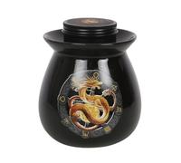 Enchanting Litha Wax Melt Burner Gift Set by Anne Stokes - 11.5cm x 10cm (1 Pack) - Luxury Oil Burner & Musk Scented Wax - Ideal for Fantasy & Pagan Lovers