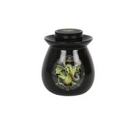 Enchanting Mabon Wax Melt Burner Set by Anne Stokes - 11.5cm x 10cm (1 Pack) - Luxury Apple-Infused Soy Wax Melts & Ceramic Warmer - Ideal for Fantasy & Pagan Lovers