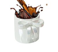Enchanting Mug with Ribbon - Modern Ceramic Mugs Dishwasher Safe | Multipurpose Kitchen and Drink Accessory Suitable for Modern Spaces