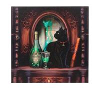 Enchanting Multicolor Absinthe Light Up Canvas Plaque by Lisa Parker - 30cm x 30cm (1 Pc.) - Mystical Art Piece - Unique Illumination Feature - Perfect Home Decor