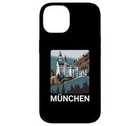 Enchanting Neuschwanstein Castle Landscape Art München Case for iPhone 14