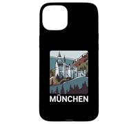 Enchanting Neuschwanstein Castle Landscape Art München Case for iPhone 15 Plus