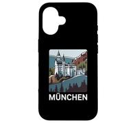 Enchanting Neuschwanstein Castle Landscape Art München Case for iPhone 16