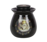 Enchanting Ostara Wax Melt Burner Gift Set by Anne Stokes - 11.5cm x 10cm (1 Pack) - Luxury Oil Burner & Musk Scented Wax - Ideal for Fantasy & Pagan Lovers