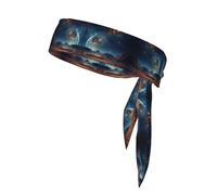 Enchanting Planet Tie Headband for Women & Men - Stylish Sports Head Tie, Suitable for Various Sports Activities
