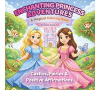 Enchanting Princess Adventures Coloring Book for Kids Ages 4-8 with Princesses, Castles & Positive Affirmations: 50+ Fun, Easy-to-Colour Pages to ... Kindness - Perfect for Young Princess Fans