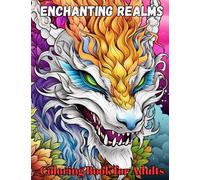 Enchanting Realms: Captivating Imaginary Worlds - A Magical Adult Coloring Journey for Creativity, Relaxation, and Whimsical Escapes