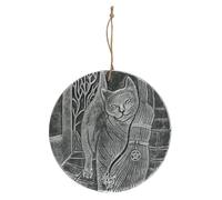 Enchanting Silver-Finish Terracotta Wall Plaque - 20cm x 20cm (1 Pc.) - "A Brush With Magic" by Lisa Parker - Perfect For Home Decor