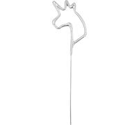 Enchanting Silver Unicorn Sparkler (17cm) - Perfect for Celebrations & Magical Moments - 1 Piece