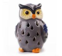 Enchanting Solar Owl Light for Garden Pathways, Automatically Lights Up at Dusk (Purple)