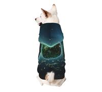 Enchanting Space Dog Hoodie – Soft & Breathable Polyester Pet Clothes for Small, Medium, and Large Dogs