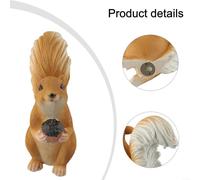 Enchanting Squirrel Statue for Yard Decor, Resin Design for Outdoor Use (#2)
