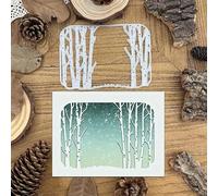 Enchanting Winter Forest Tree Metal Die Cuts for Card Making,Merry Christmas Tree Card Cutting Dies Cut Stencils DIY Scrapbooking Album Decorative Embossing Paper Card Embossing Craft