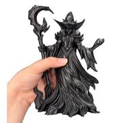 Enchanting Witch Statue, Hand-Painted The Guardian of Your Home, Halloween Witch Statues and Figurines, Halloween Faceless Ghost Sculpture Decor for Birthday, Indoor, Study Room, Bedroom Use