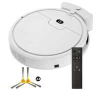ENCHE Robot Vacuums, Automatic Robotic Vacuum Cleaner, 3000Pa Strong Suction Self-Charging Robot Vacuum Cleaners, Slim, Quiet,Tangle Free Robot Aspirateur Ideal for Pet Hair and Hard Floor (White)