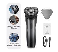 ENCHEN Blackstone Max 100% Waterproof Electric Shaver 3D-Direction Flex Heads With POP-UP Precision Trimmer, 1pc