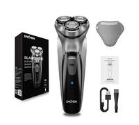 ENCHEN Electric Shaver for Men Grooming - Skin Safe Rotary Mens Face Shaver with Pop-Up Trimmer, 90 Min Usage Cordless Beard & Hair Trimmer, Low Noise Electric Razor for Wet & Dry Shaving