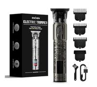 ENCHEN Hair Clipper for Men - 120 Min Usage Cordless Beard Trimmer with LED Display, USB Type-C Rechargeable Electric Razor for Wet & Dry Face, & Head, Adjustable Mens Grooming Shaver Kit with Combs