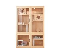 Enclosed Cat Condo Cat Cage Wood Villa Household House Extra Large Space Indoor Cabinet Luxury Nest