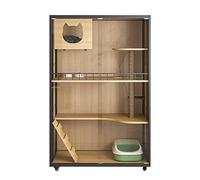 Enclosed Cat Condo Cat villa cat house large pet cage super free space does not occupy the floor cabinet